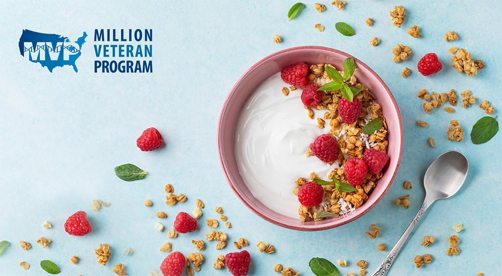 MVP logo with yogurt and raspberries