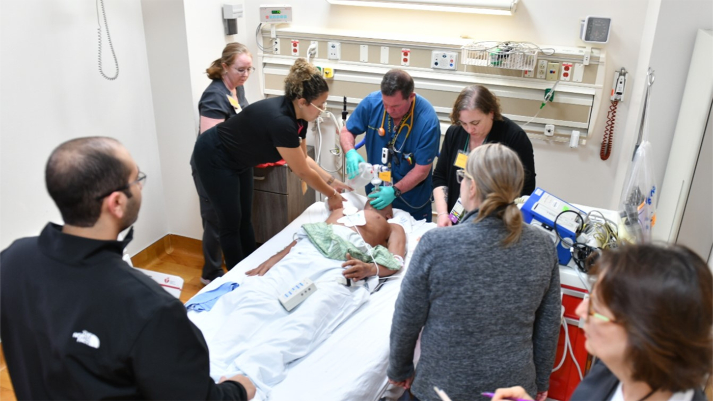 Read Code blue training saves lives